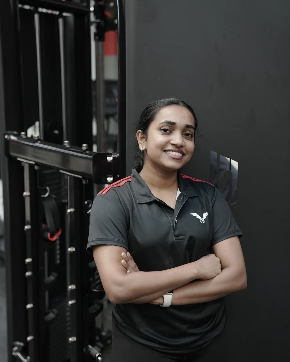 Sreelakshmi, certified personal trainer at GymHawk Zone